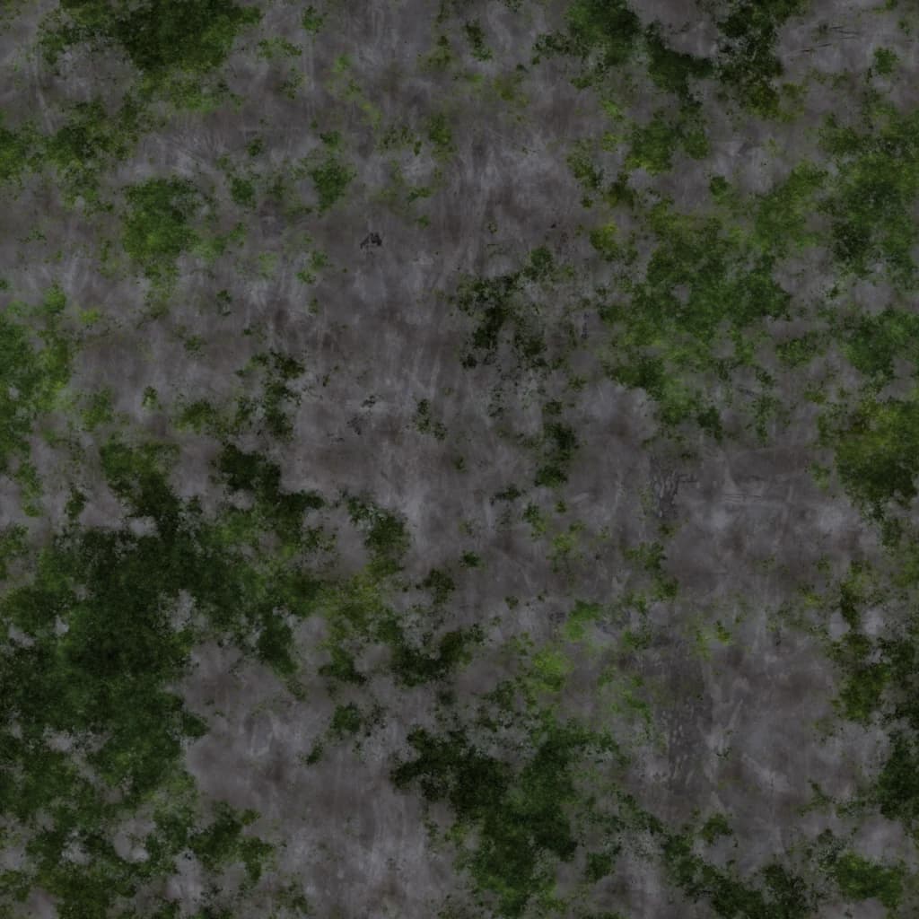 Rock — base colour, 1024px, authored in Substance Designer